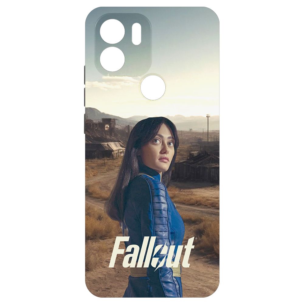 

Чехол-накладка Krutoff Soft Case Фоллаут (Fallout) - Люси в пустошах для Xiaomi Poco C51, Черный