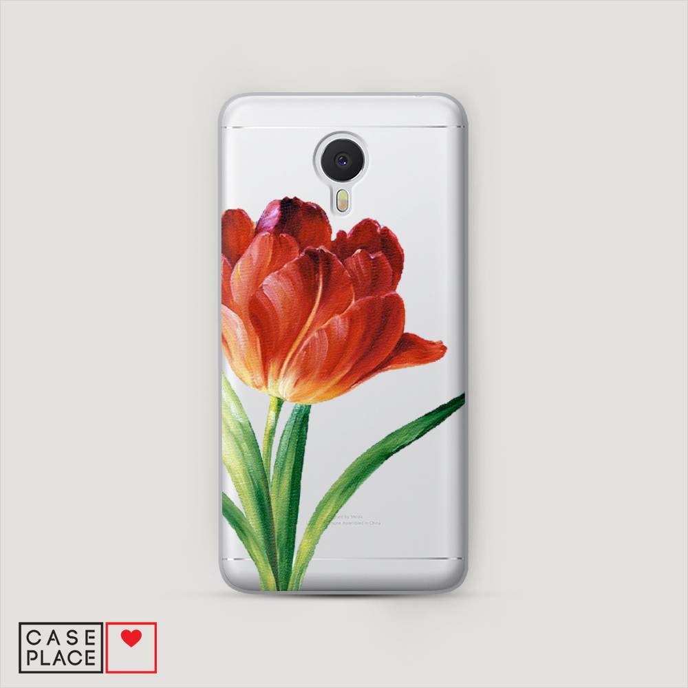 

Чехол Awog на Meizu M3 Note "Красный тюльпан", Оранжевый;зеленый, 70550-8