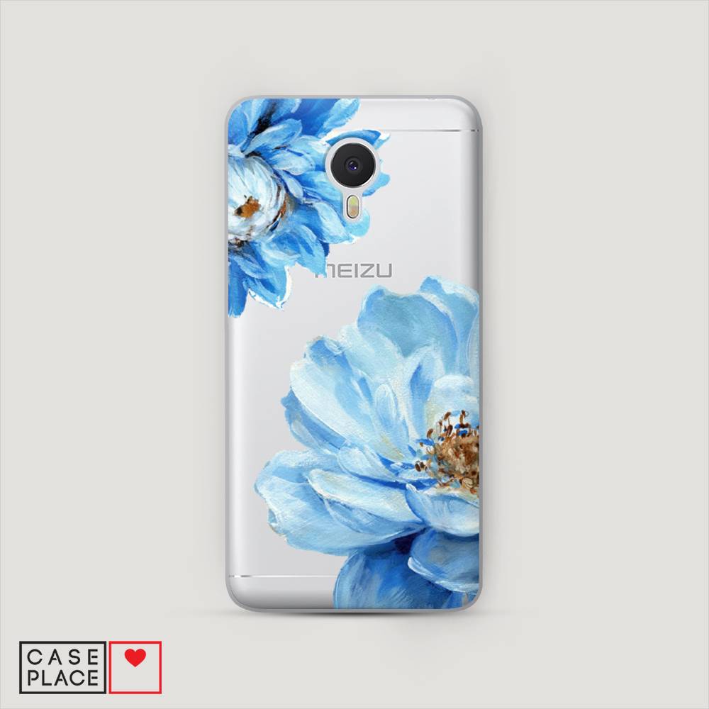 

Чехол Awog на Meizu M3 Note "Голубые клематисы", Голубой, 70550-8