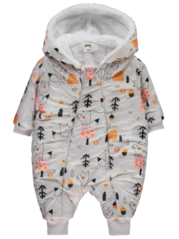 

Комбинезон Civil E6A171021K11, 12-18 мес, экрю (доставка из-за рубежа), E6A171021K11