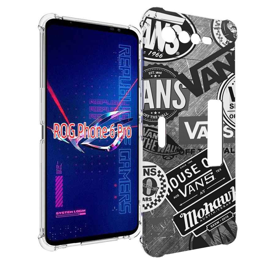 

Чехол MyPads Ванс-постер для Asus ROG Phone 6 Pro, Прозрачный, Tocco