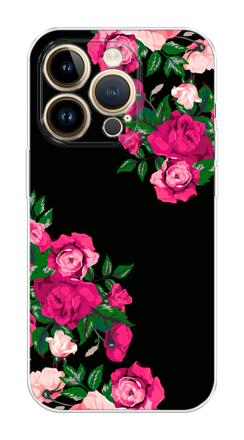 

Чехол Homey на Apple iPhone 14 Pro Max "Розы фуксия", 15050-1