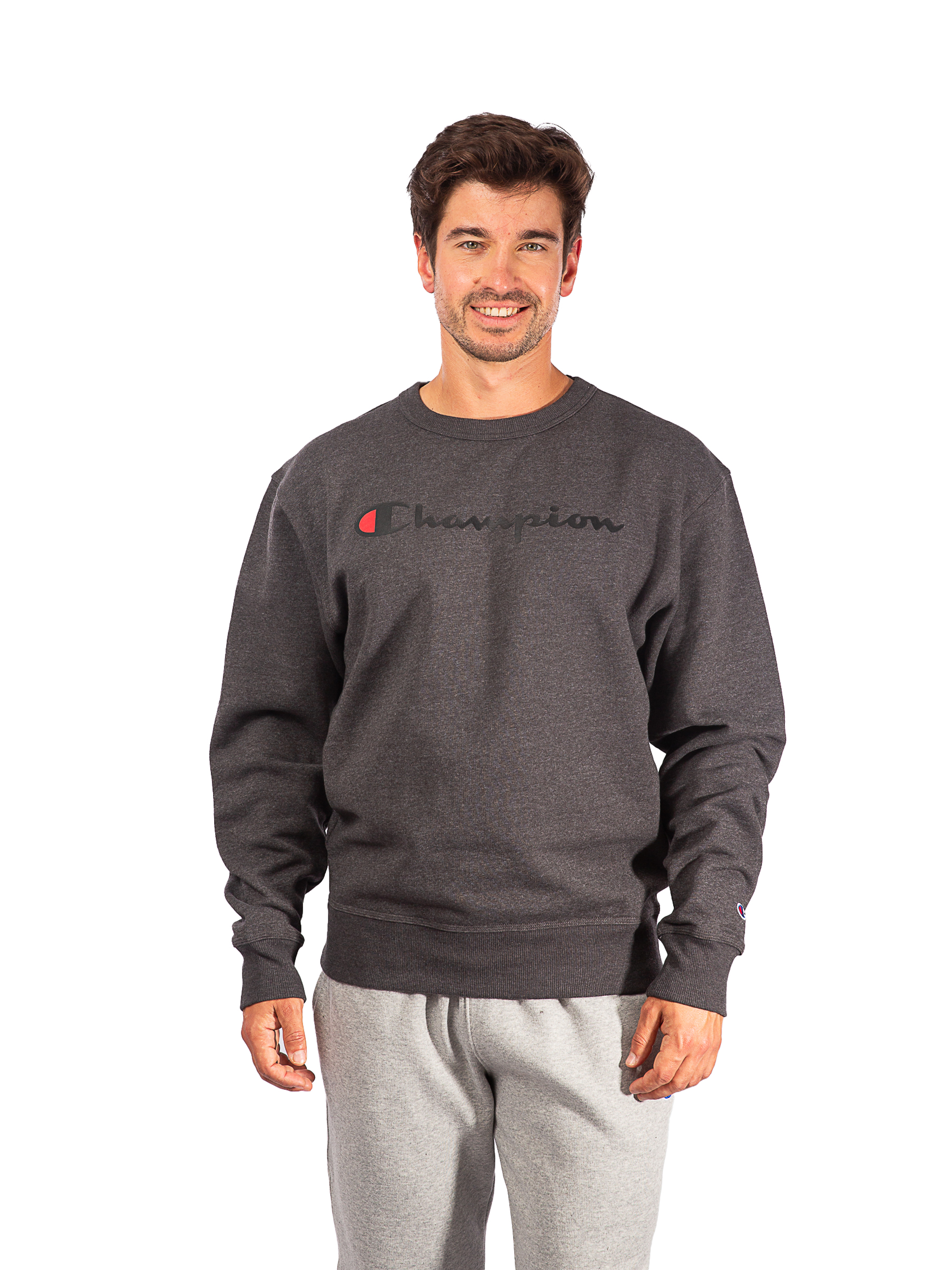 

Свитшот мужской Champion GF88HY06794 серый S, GF88HY06794