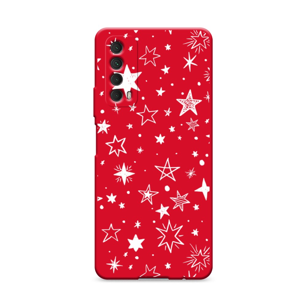

Чехол Awog на Huawei P Smart 2021 "Звездочки графика белая", Разноцветный, 6104753-1