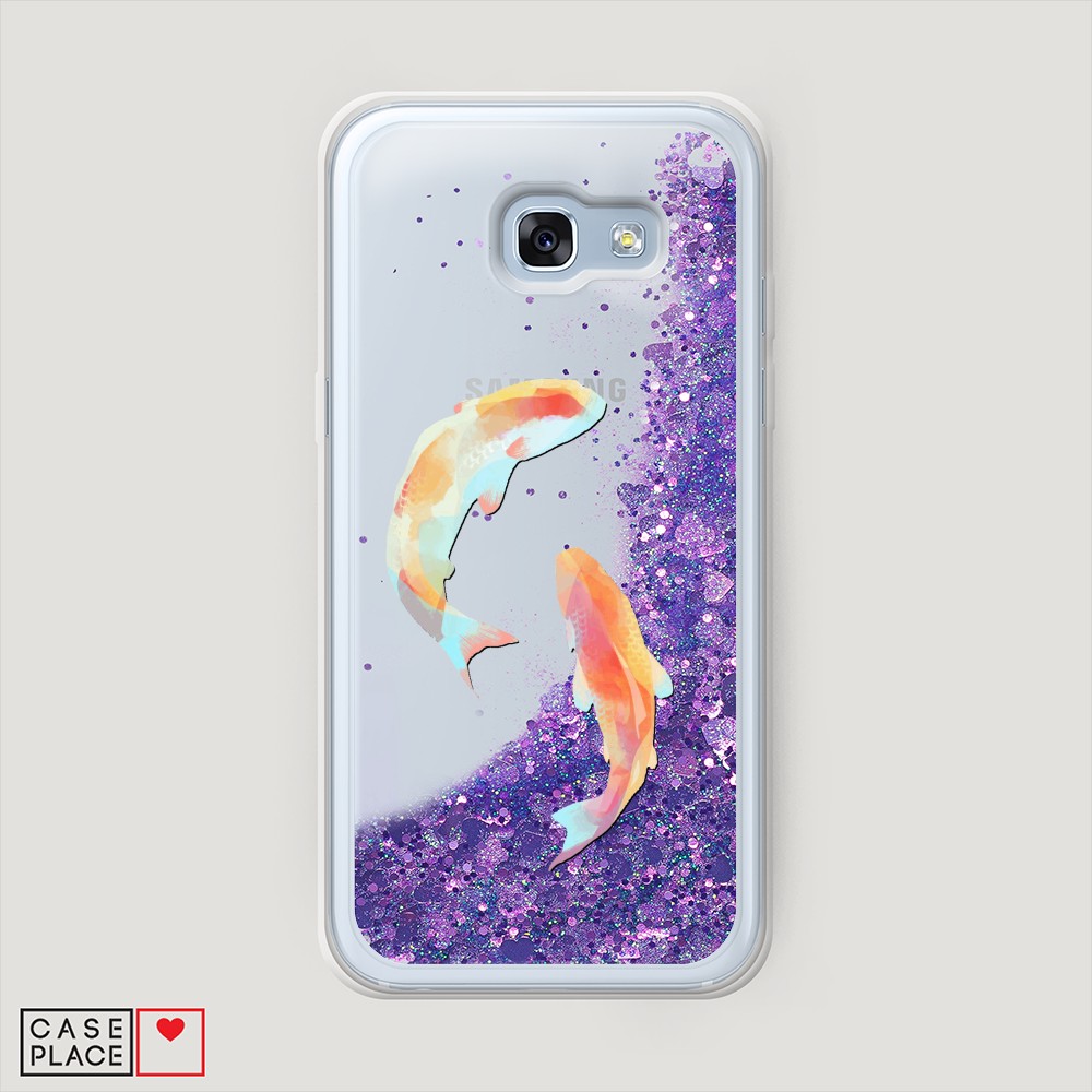 

Чехол Awog на Samsung Galaxy A3 2017 / Самсунг A3 2017 "Акварельные карпы", Разноцветный, 20392-1