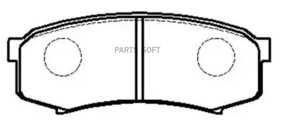

Колодки тормозные дисковые TOYOTA: LAND CRUISER (FJ80, FZJ80) 90.1-