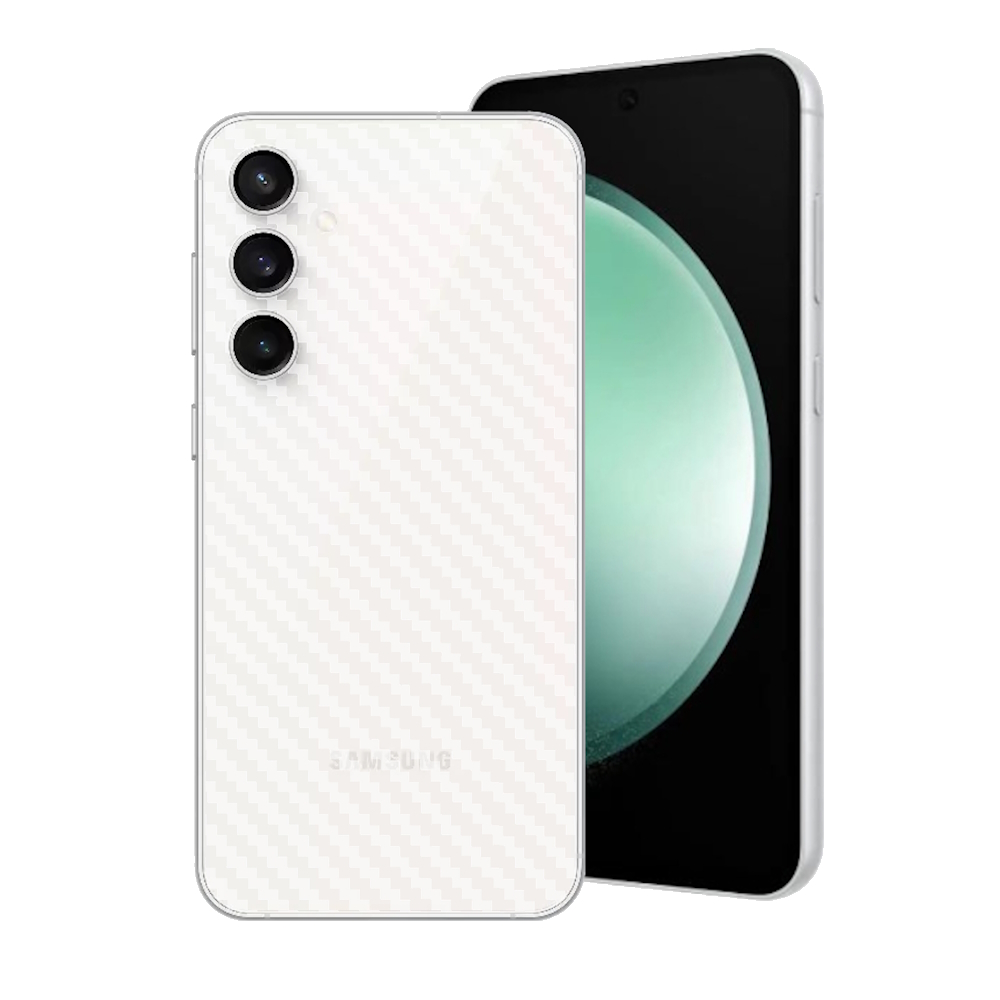 

Защитная пленка под карбон для Samsung Galaxy S23 FE на заднюю часть прозрачная, CBS23FE