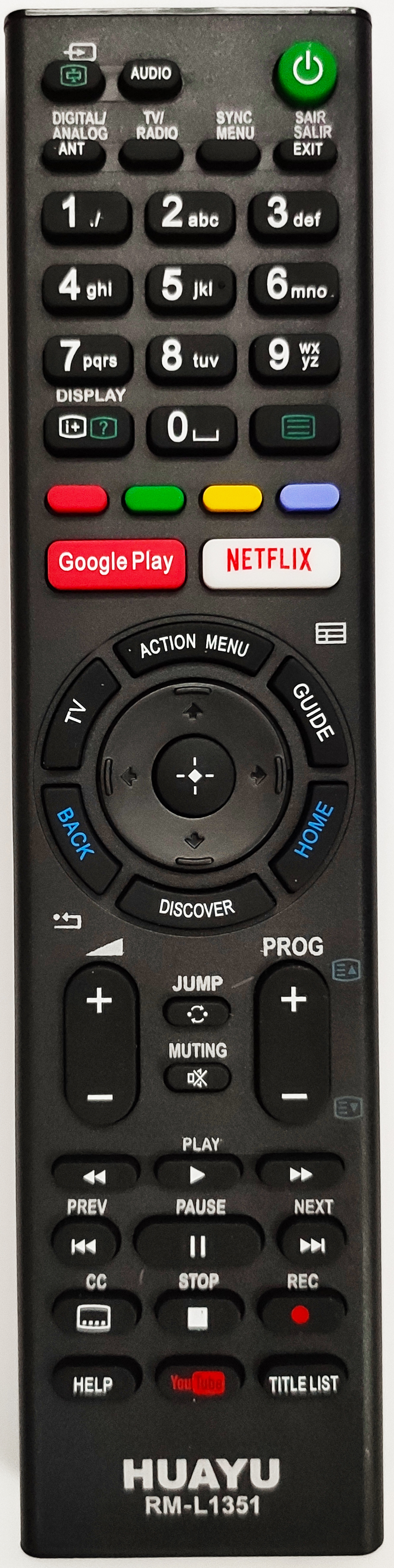 

Пульт Huayu для телевизоров SONY RM-L1351 универсальный
