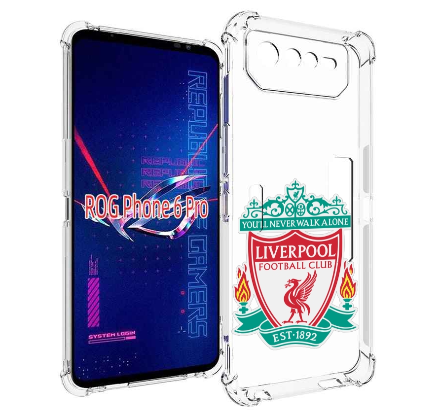 

Чехол MyPads Герб-Ливерпуля для Asus ROG Phone 6 Pro, Прозрачный, Tocco