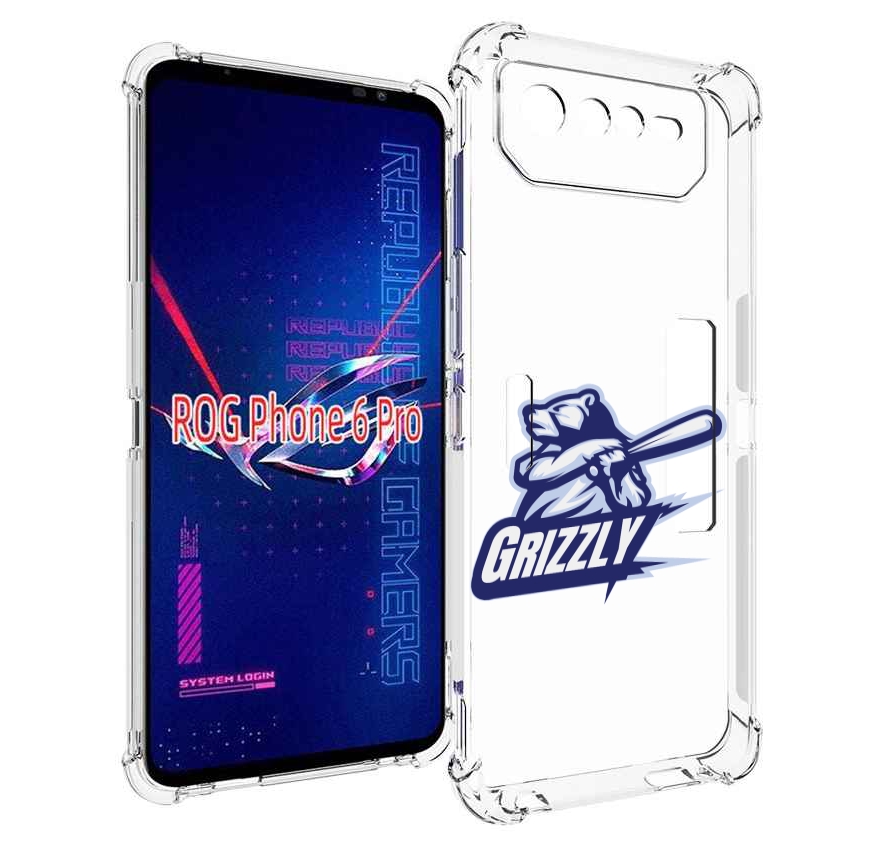 

Чехол MyPads Гризли для Asus ROG Phone 6 Pro, Прозрачный, Tocco