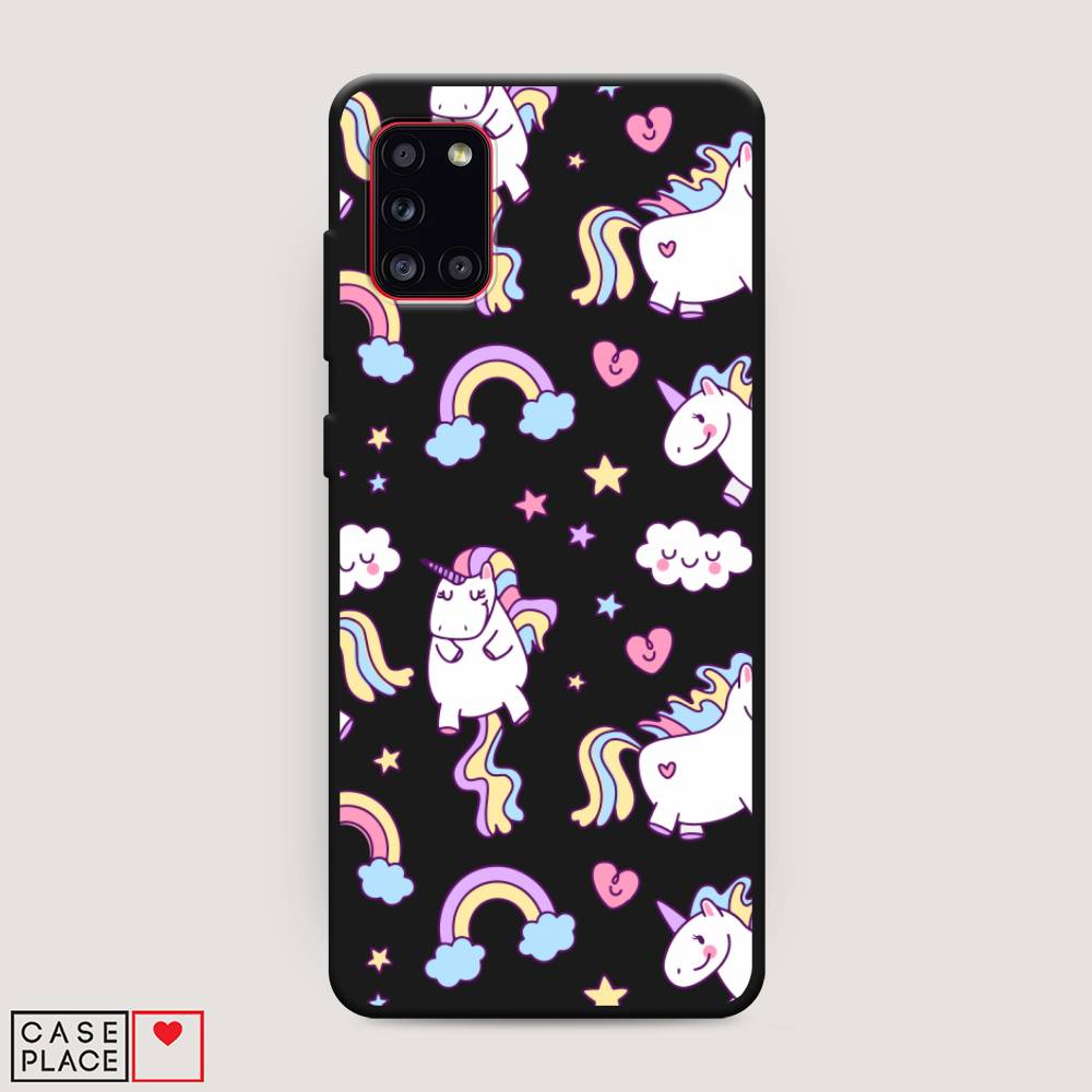 

Матовый силиконовый чехол "Sweet unicorns dreams" на Samsung Galaxy A31, Sweet unicorns dreams
