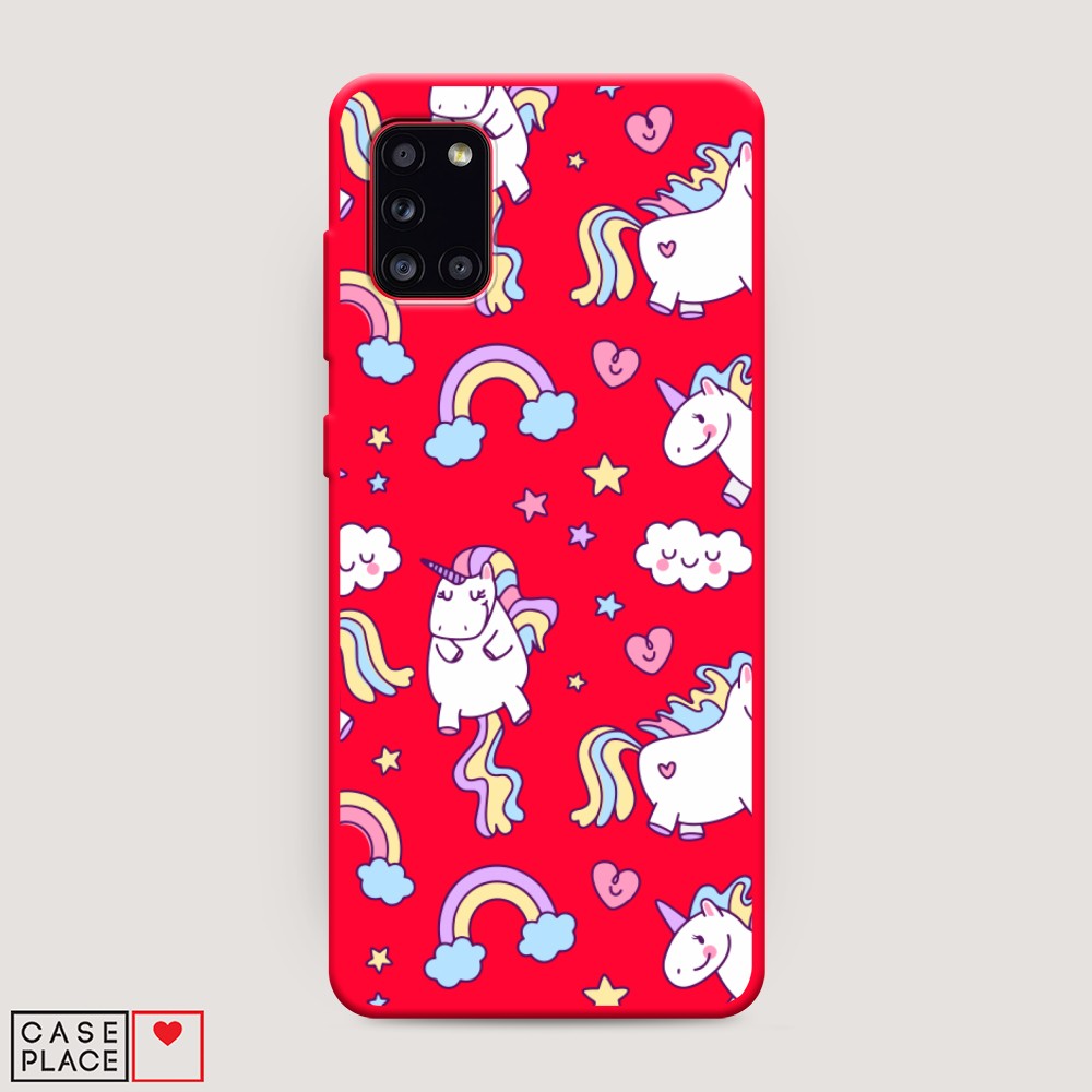 

Матовый силиконовый чехол "Sweet unicorns dreams" на Samsung Galaxy A31, Sweet unicorns dreams