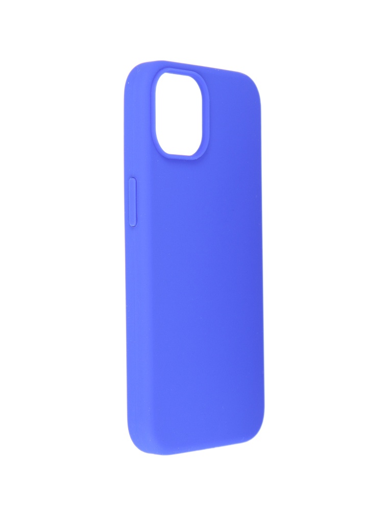 фото Чехол luxcase для apple iphone 14 silicone blue 69071