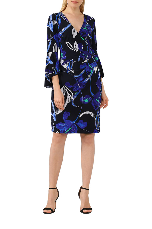 

Платье женское LAUREN RALPH LAUREN 4141946 синее 2, Синий, 4141946