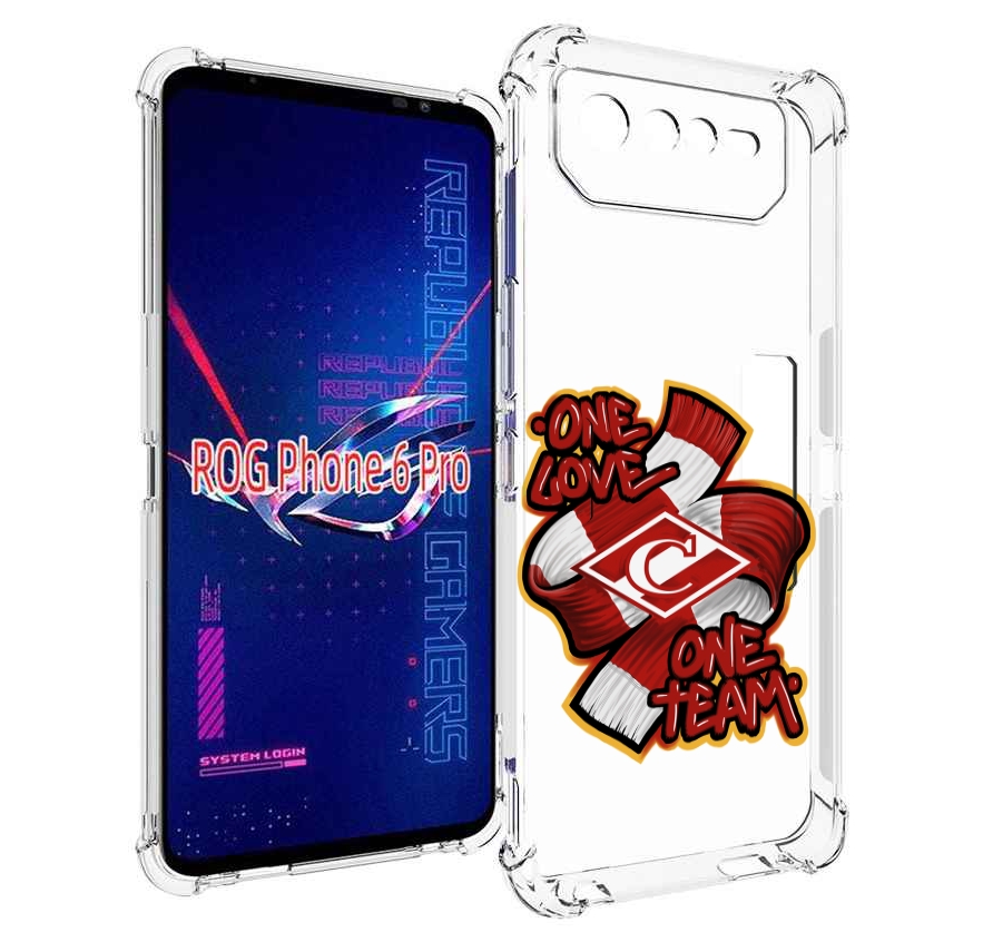 

Чехол MyPads Одна любовь-Спартак для Asus ROG Phone 6 Pro, Прозрачный, Tocco