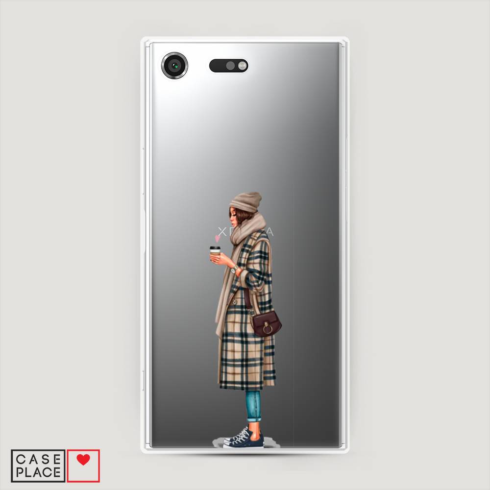 

Чехол на Sony Xperia XZ Premium "Утренний кофе", Коричневый;бежевый, 52450-6