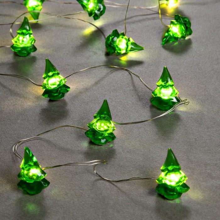 

Светодиодная нить Luazon Lighting Елочка 2 м белый теплый, Елочка