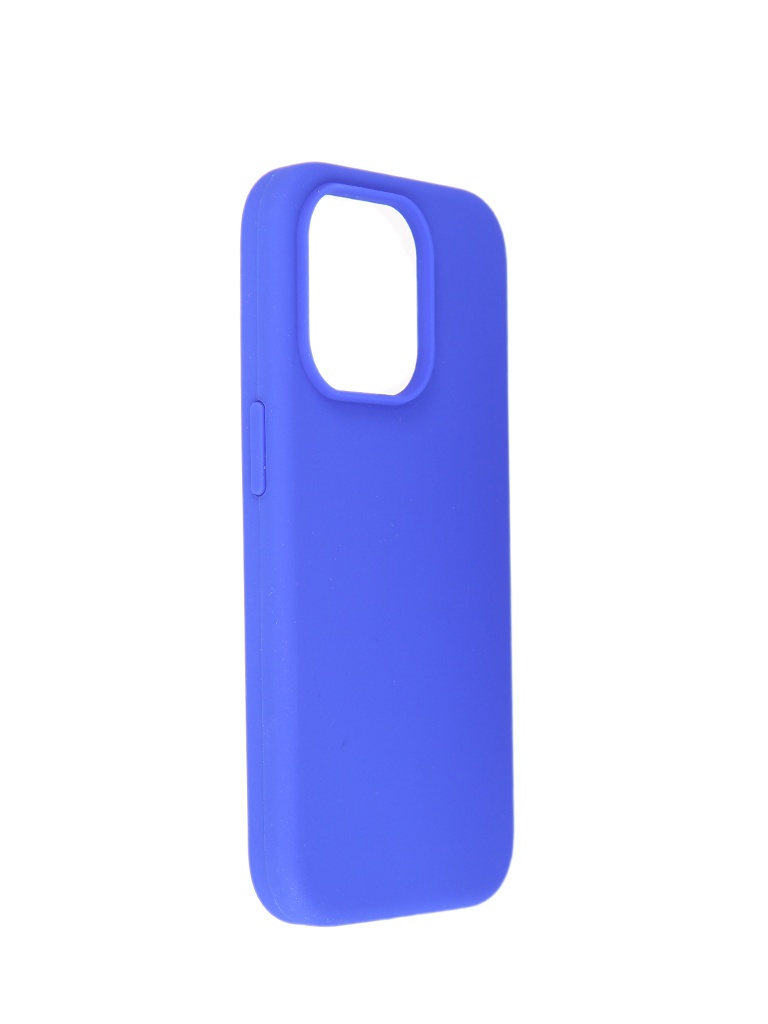 фото Чехол luxcase для apple iphone 14 pro silicone blue 69072