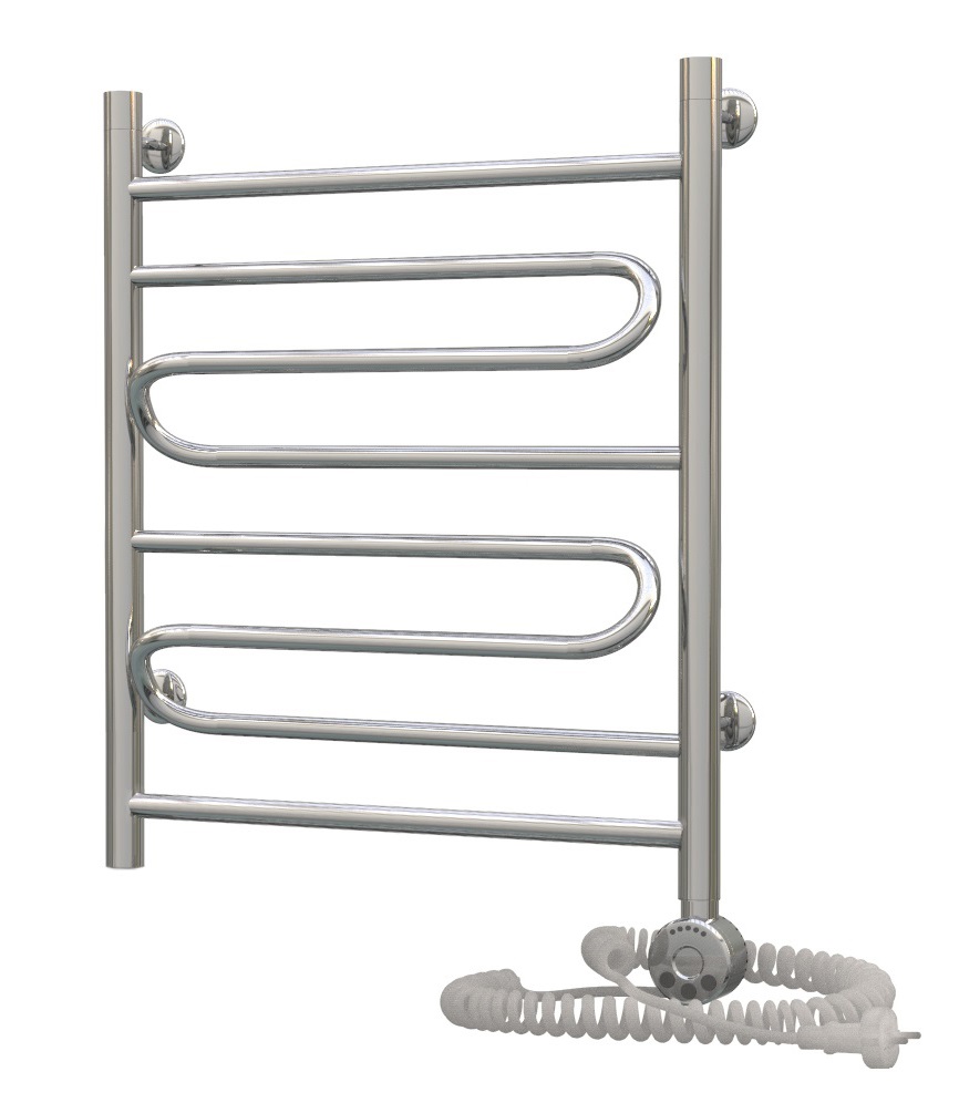 

Электрический полотенцесушитель Акванерж зиг-заг 700x500 правый тэн, Серебристый, зиг-заг 700x500 правый тэн