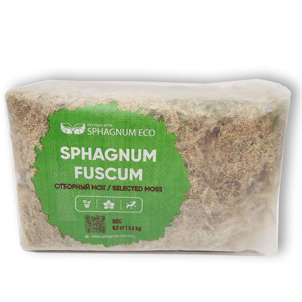 

Мох сфагнум Sphagnum ECO New Fuscum SF0500 0,5 кг, Коричневый, Fuscum