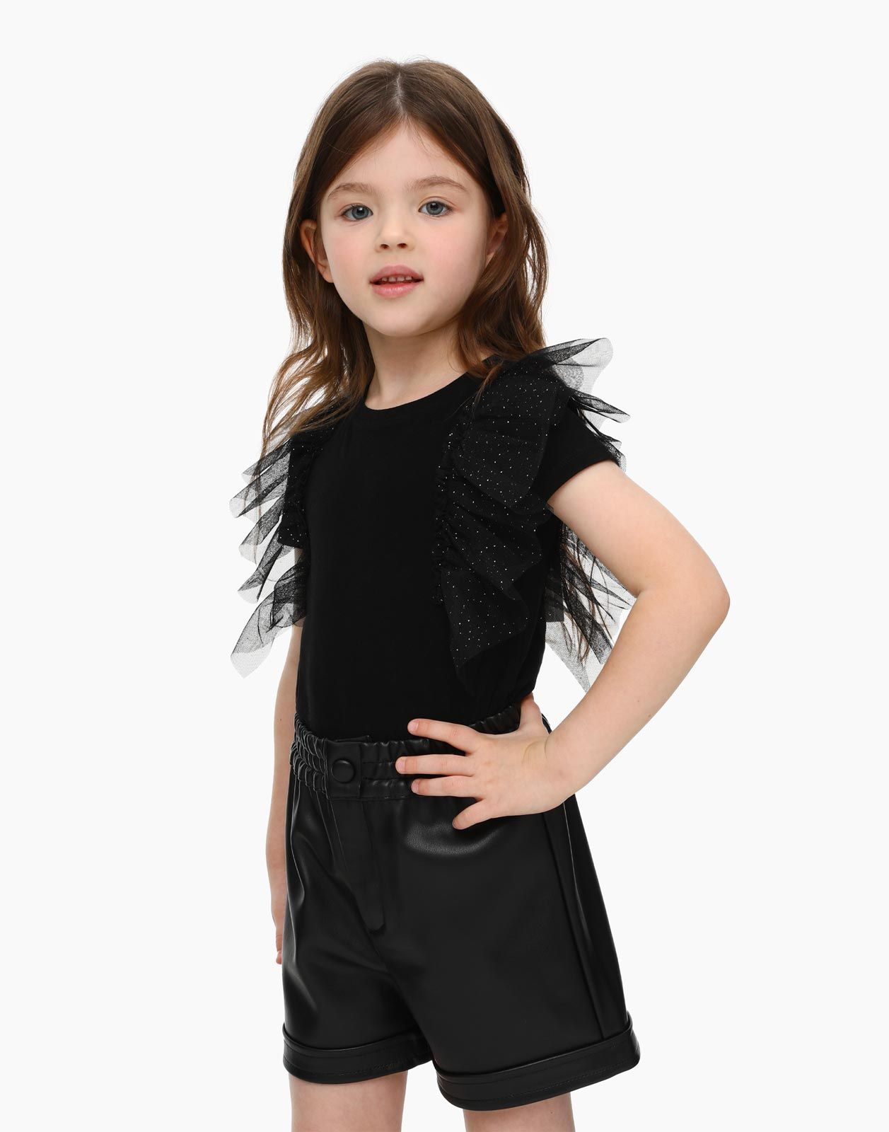 

Шорты детские Gloria Jeans GSH011208, черный, 134, GSH011208