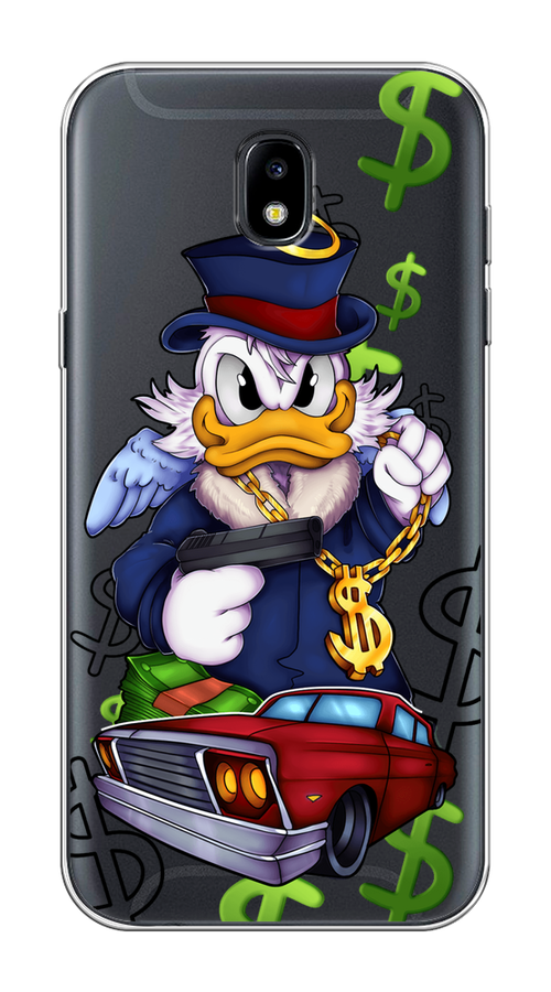 

Чехол на Samsung Galaxy J5 2017 "Scrooge McDuck with a Gold Chain", Красный;синий;белый, 22850-6