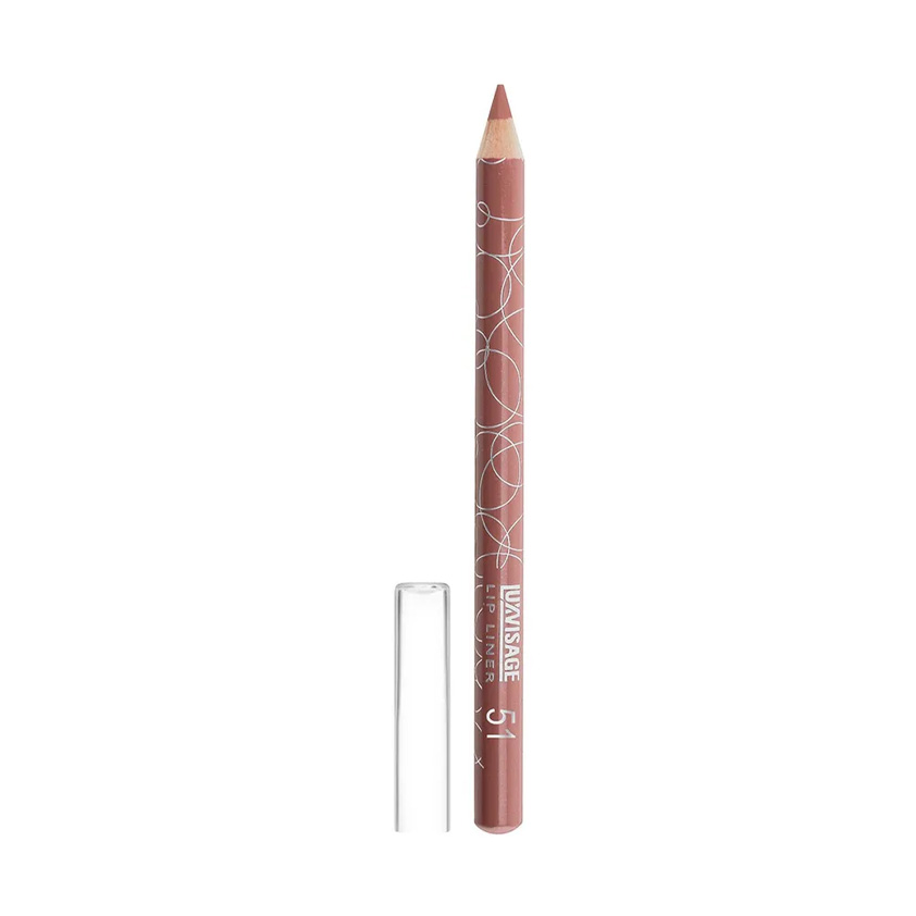 карандаш для губ luxvisage lip liner матовый тон 62 розово сливовый 1 75 г Карандаш для губ LUXVISAGE Lip Liner матовый, тон 51 Бежево-розовый, 1,75 г