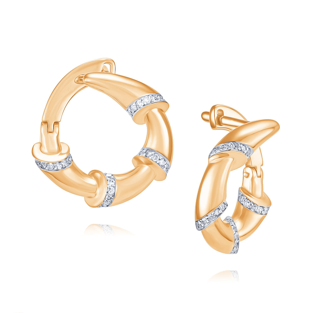 

Серьги из красного золота ADAMAS 24040983/01-А50Д-41, бриллиант, 24040983/01-А50Д-41