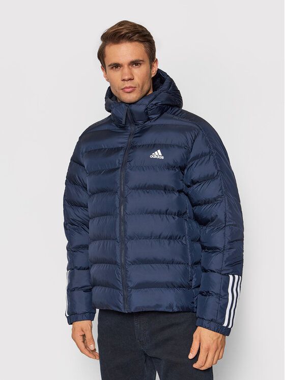 Пуховик мужской Adidas 0000208113250 синий L доставка из-за рубежа