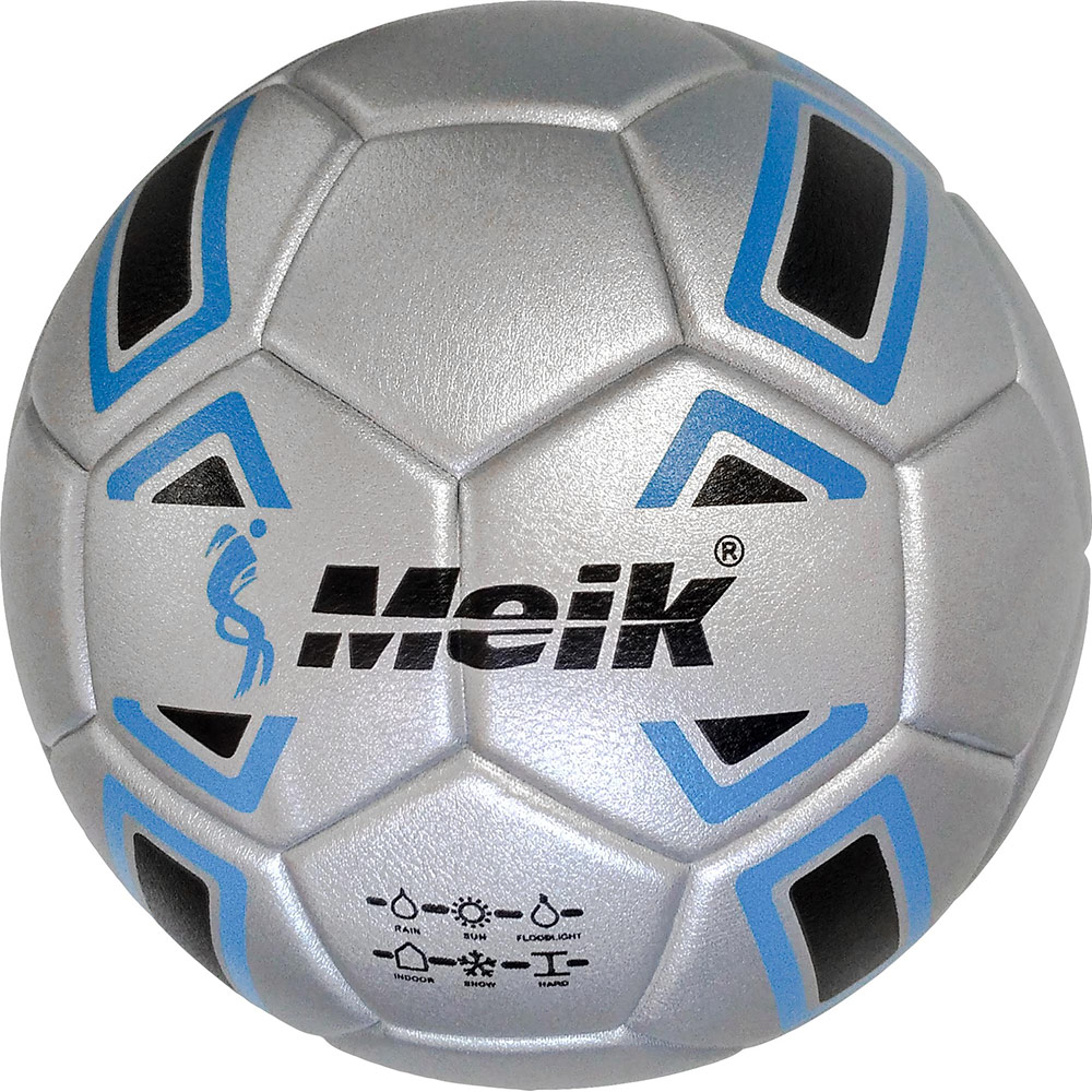 фото Футбольный мяч hawk meik-088y №5 серый