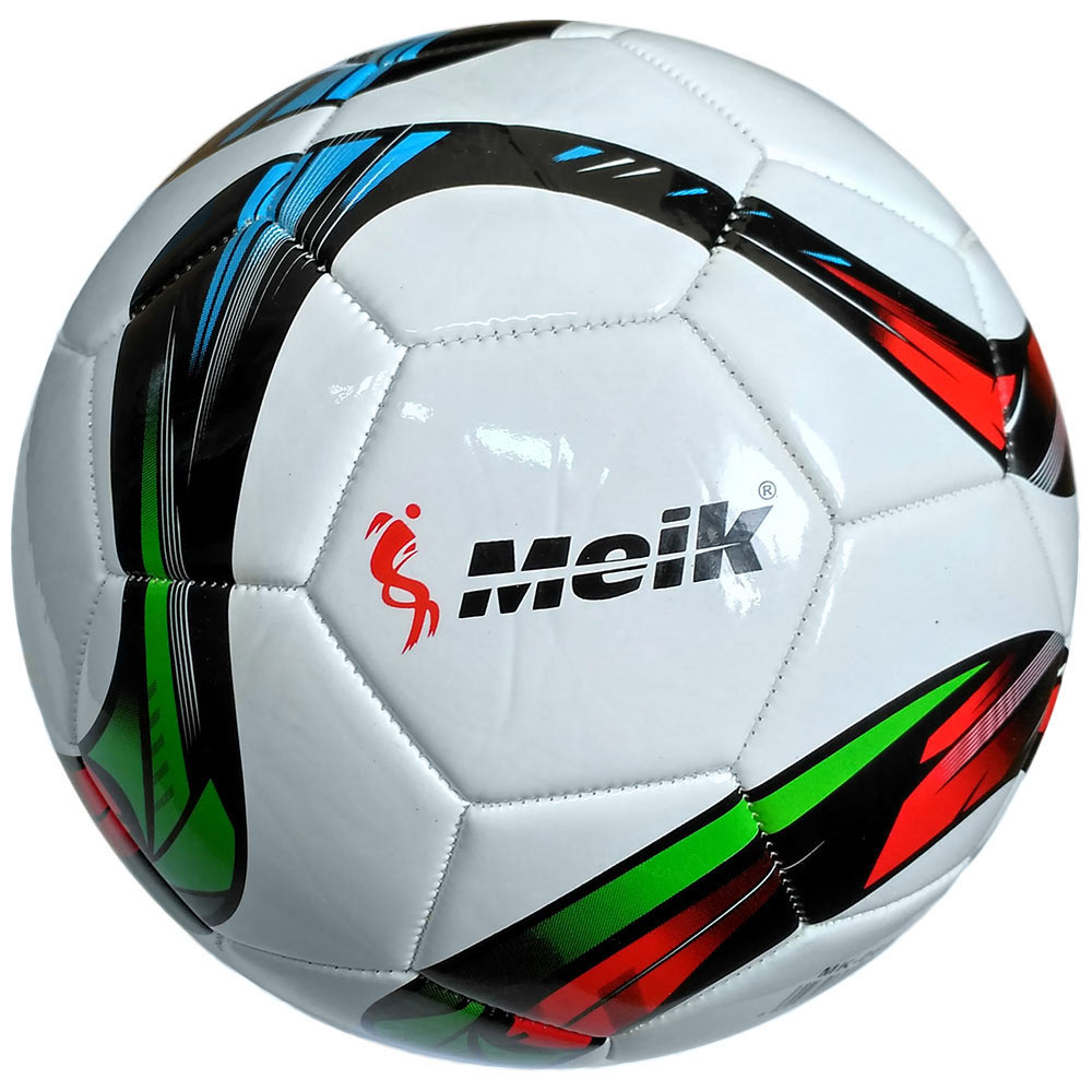 фото Футбольный мяч hawk meik-069 №5 черный/красный/зеленый