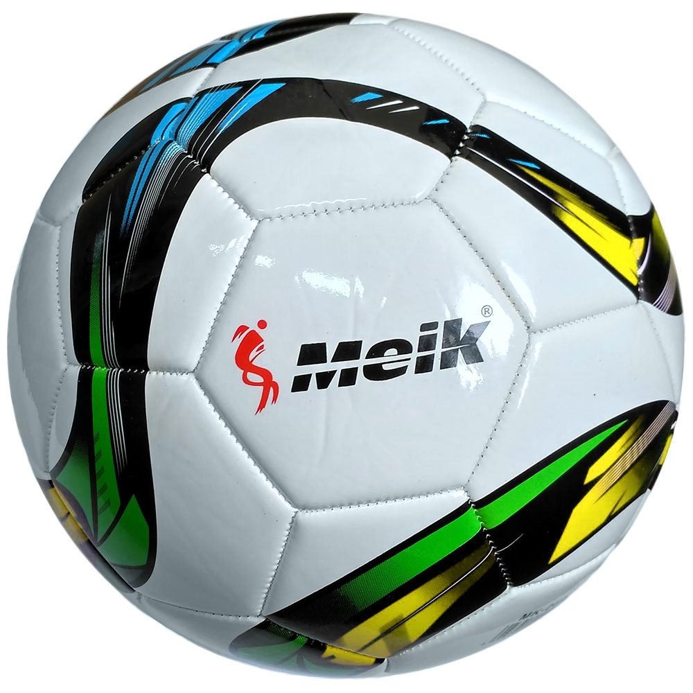 фото Футбольный мяч hawk meik-069 №5 черный/желтый/зеленый