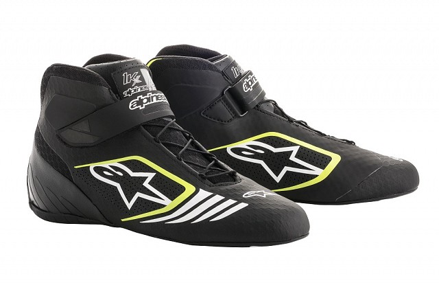 фото Ботинки для картинга tech 1-kx, чёрный/жёлтый, р-р 43 (10) alpinestars 2712118_155_10