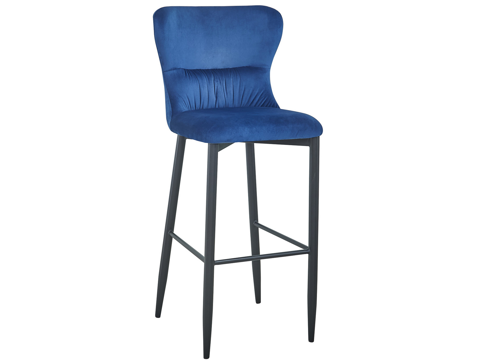 фото Барный стул stool group лилиан, черный/синий