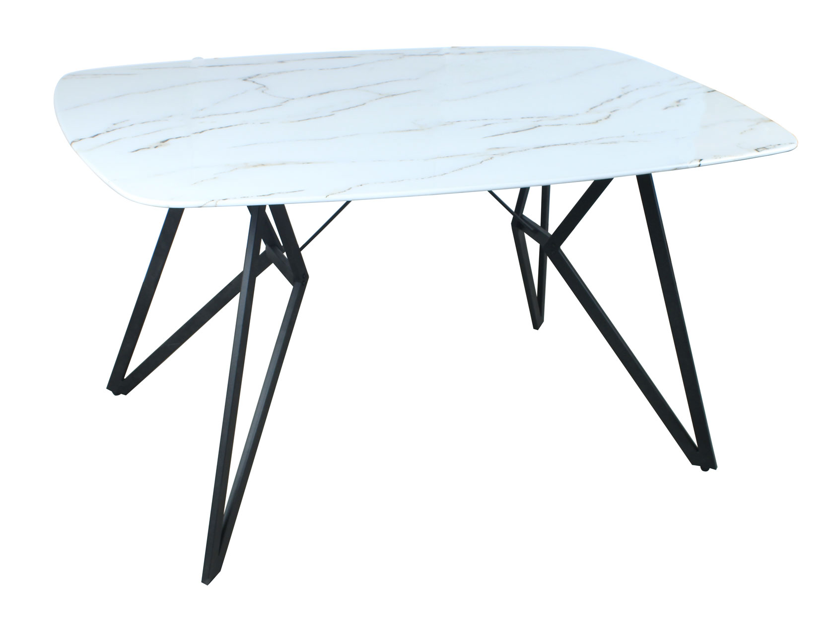 фото Кухонный стол денвер dt-904g белый, стекло stool group