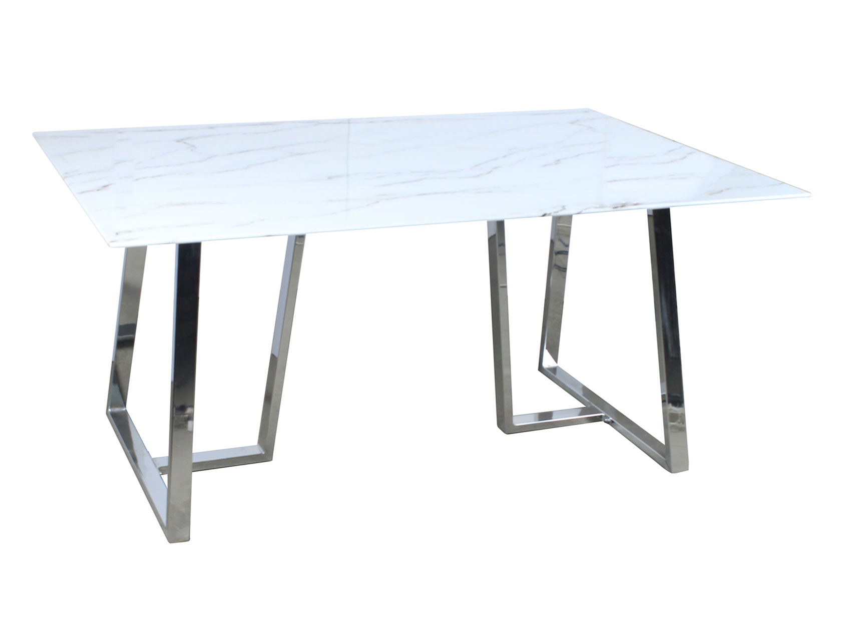 фото Кухонный стол даллас dt-923 белый, стекло stool group