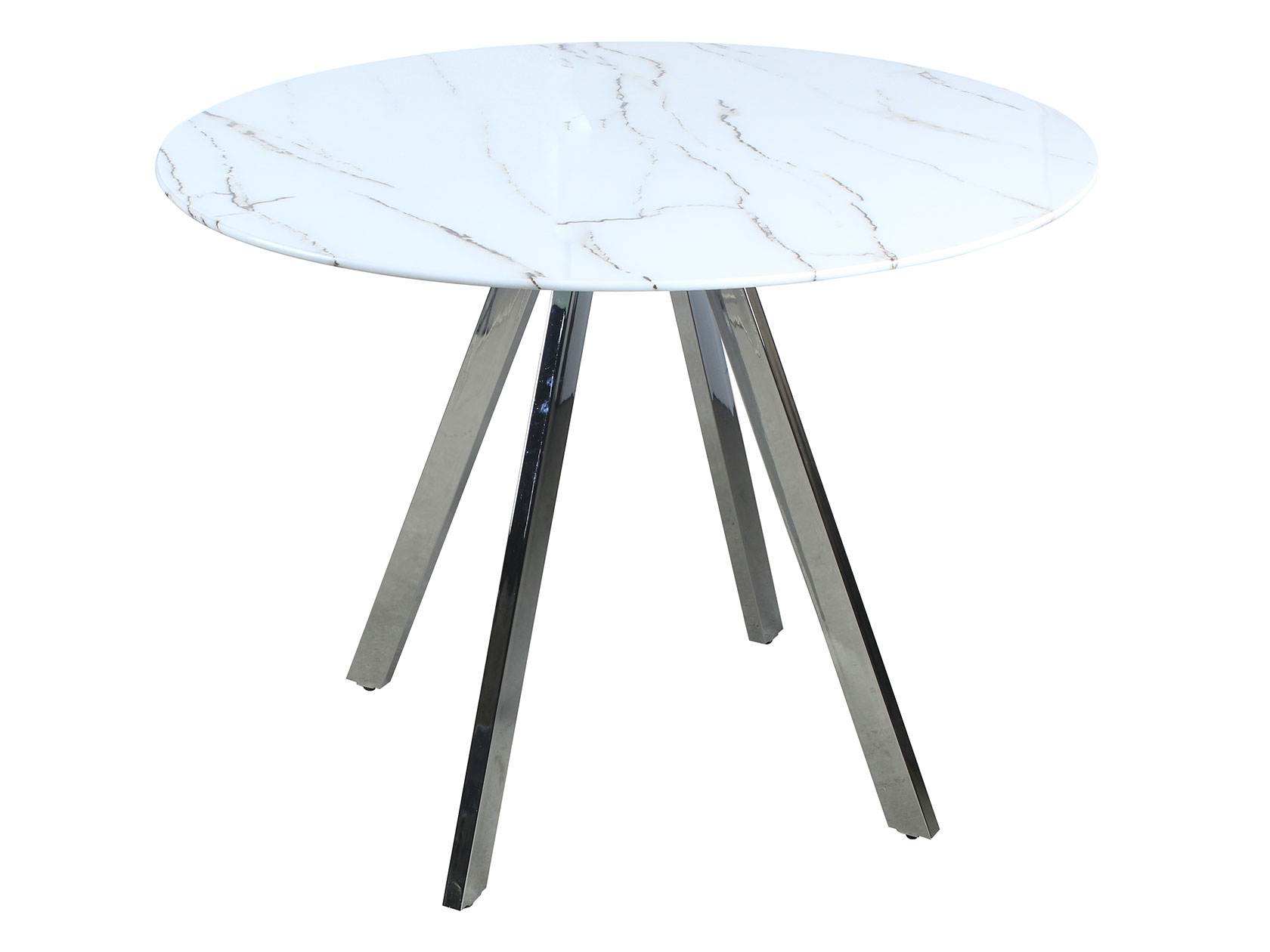 фото Кухонный стол хьюстон dt-954 белый, стекло stool group