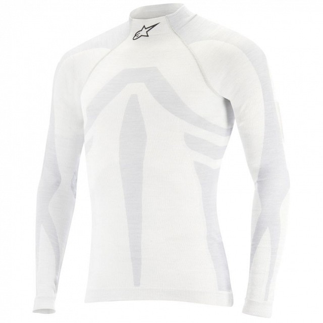 фото Майка/футболка (fia) zx evo top, белый/серый, р-р xl/xxl alpinestars 4755016_201_xl/xxl