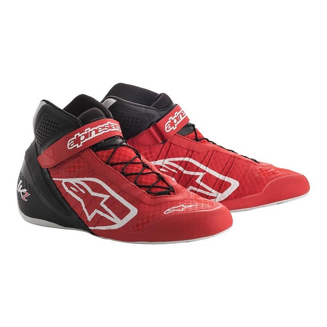 фото Ботинки для картинга tech 1-kz, красный/чёрный, р-р 41 (8,5) alpinestars 2713018_31_8,5