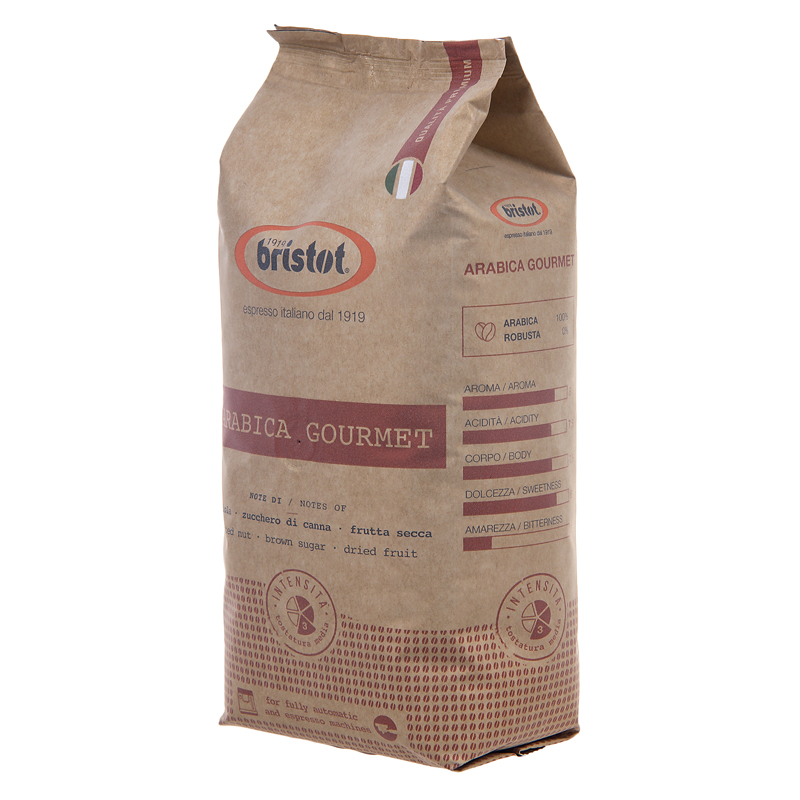 

Кофе Bristot Arabica Gourmet в зернах 500 г