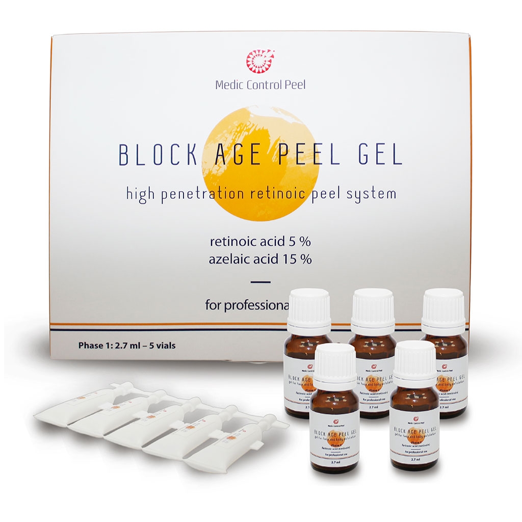 фото Гель block age peel gel medic control peel блок эйдж пил, 2,7+2,3 мл