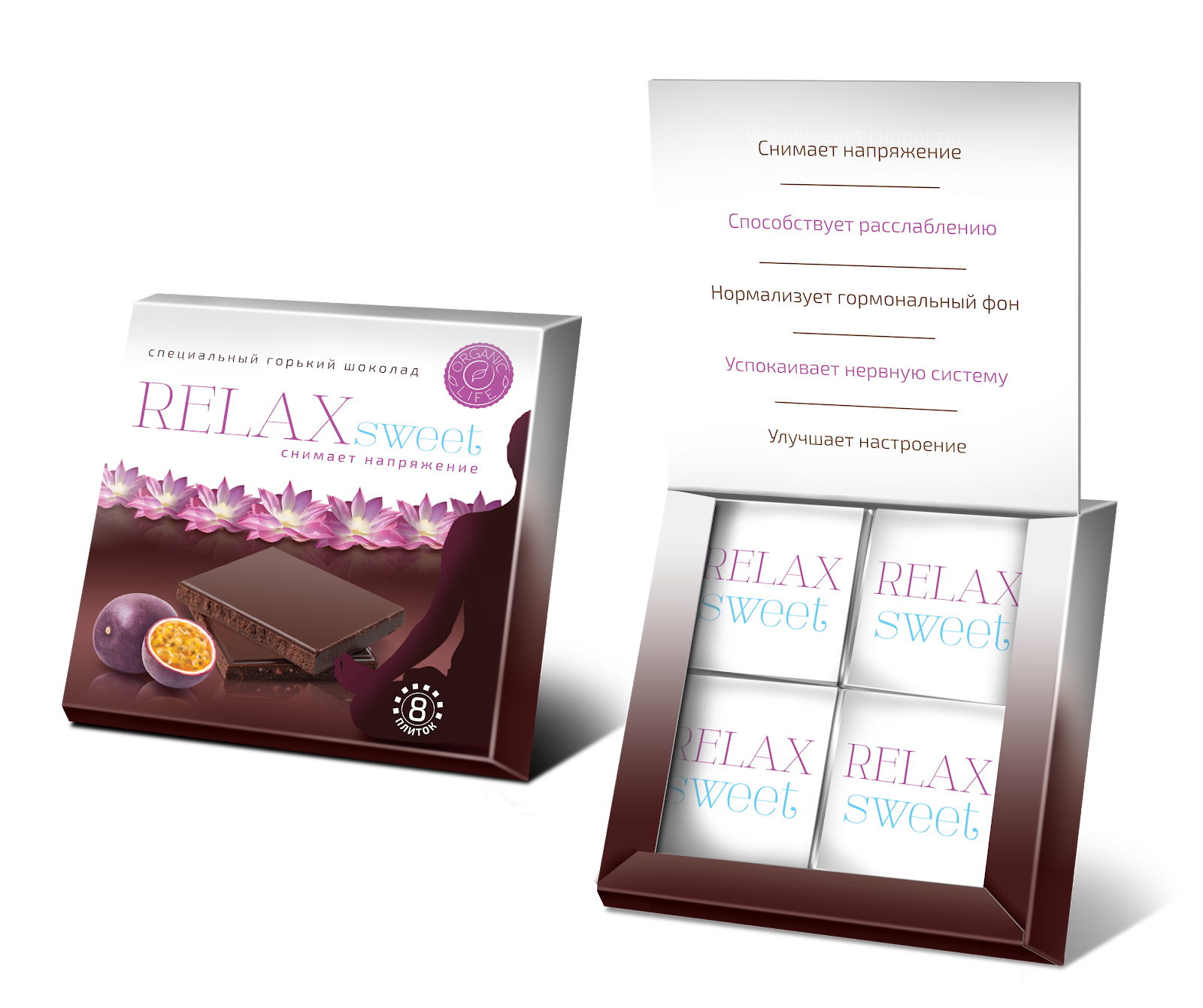 

Шоколад горький iMix RELAXsweet 40 г, RELAXsweet