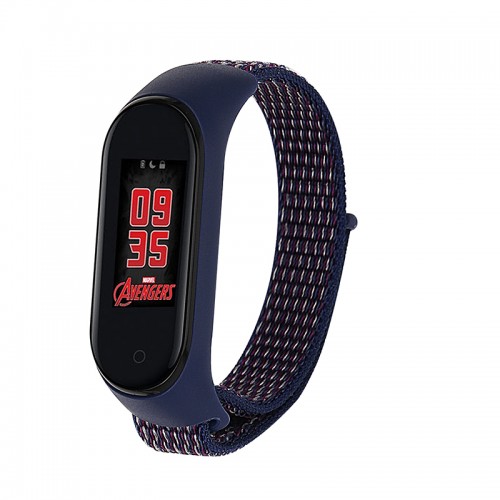 

Сменный браслет Xiaomi Mi Band 5/Mi Band 4/Mi Band 3 neylon Dark Blue