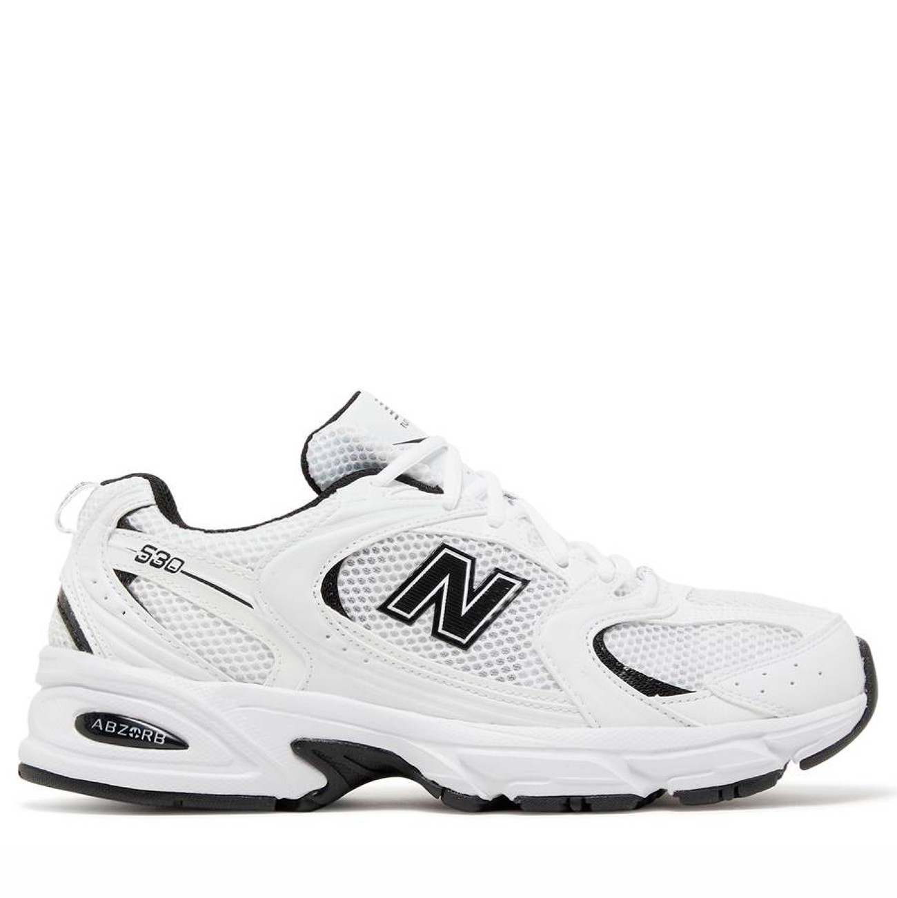 

Кроссовки унисекс New Balance 530 белые 37.5 EU, Белый, 530