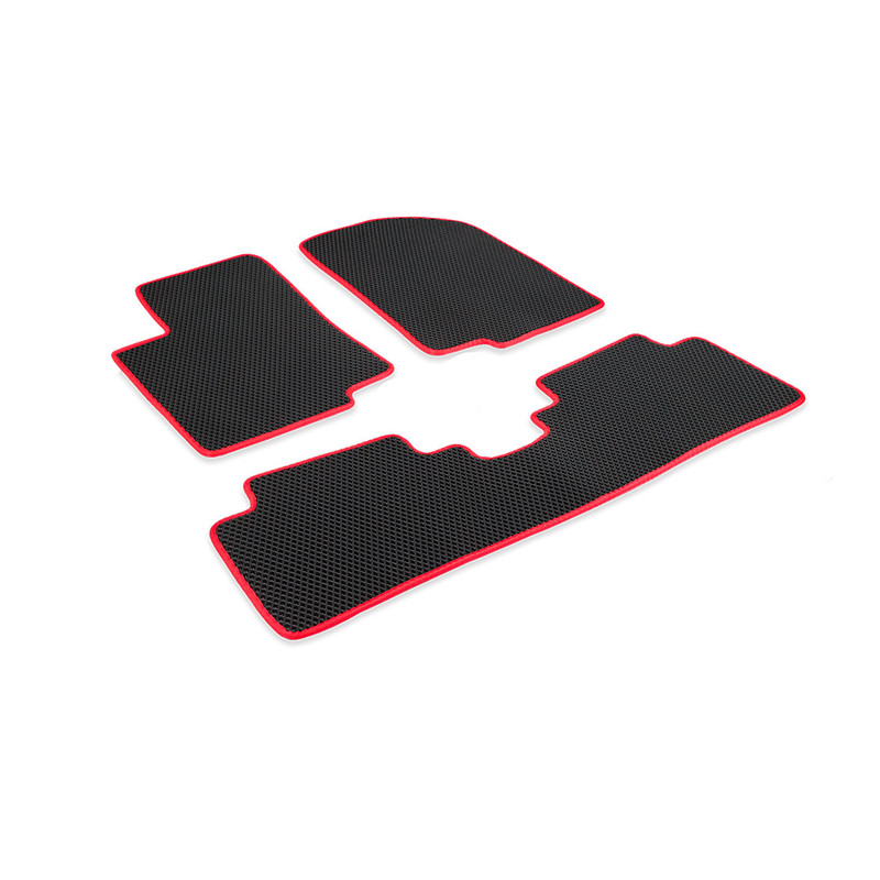 

Комплект ковриков в салон CellMat ЭВА Тойота Ленд Крузер 100/105, черный-красный, Land Cruiser 100/105