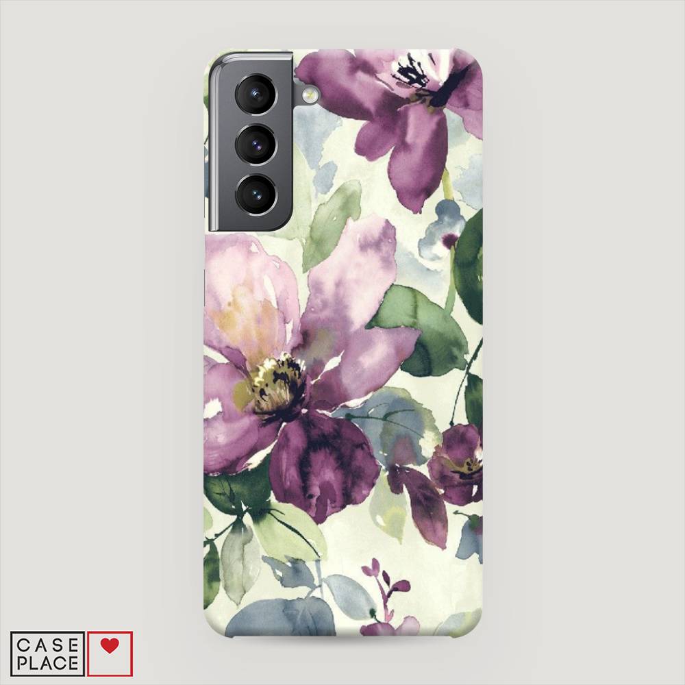 

Чехол Awog "Сиреневые цветы-акварель" для Samsung Galaxy S21, 2101820-7