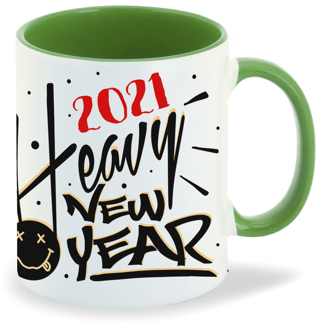 

Кружка CoolPodarok 2021. Heavy New Year, 2021. Heavy New Year