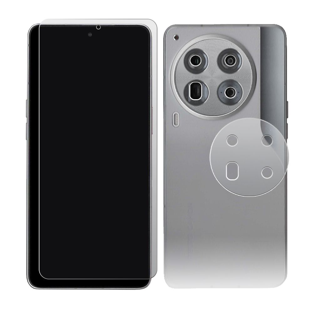 

Стекло гибридное Матовое Krutoff для Tecno Camon 30 Premier 5G + защита камеры (2шт.)