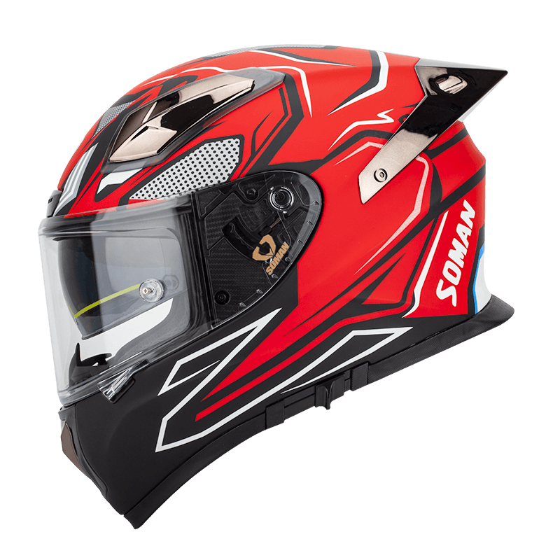 Мотошлем Soman Taiko Matte Red S, TAIKO_022_S