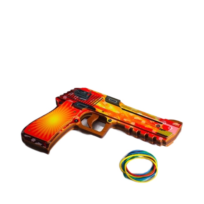 Игрушка Sima-land Пистолет-резинкострел оранжевый пистолет революции маузер к 96 игрушка резинкострел